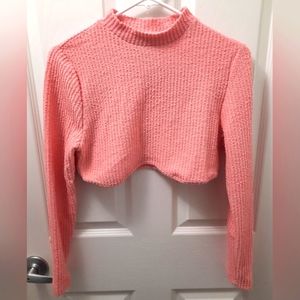 Pink SHEIN Crop Top XL
